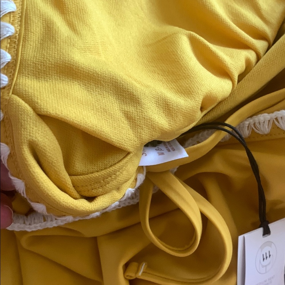Shade & Shore Yellow One Piece Swimsuit - Picture 10 of 12